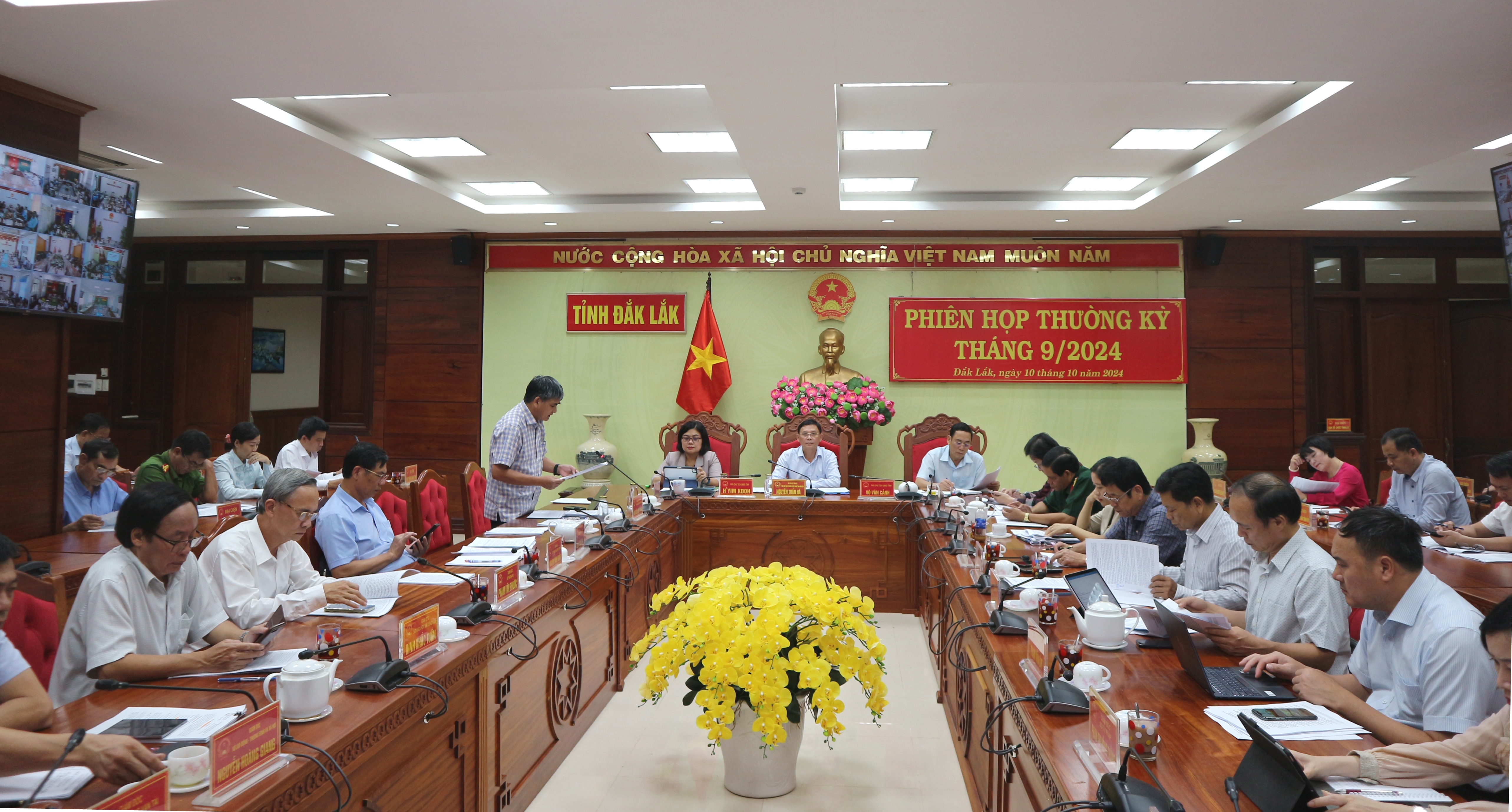 UBND tỉnh Đắk Lắk họp phiên thường kỳ tháng 9 năm 2024